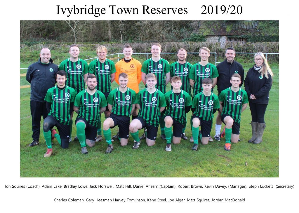ivybridge town reserves south devon football league