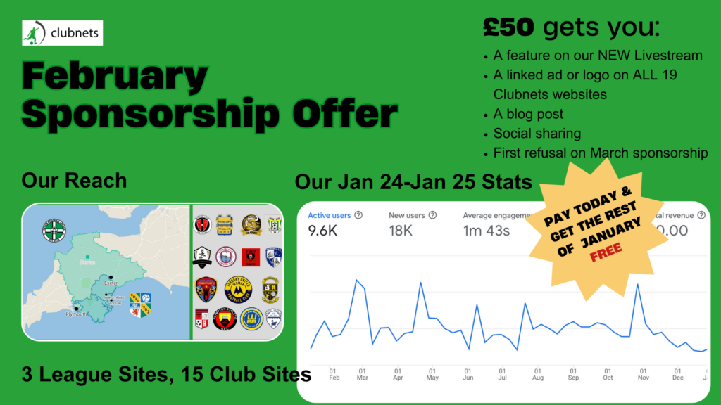 sponsor sports league devon